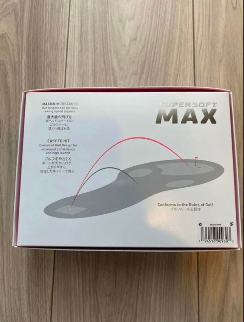 4ダース callaway キャロウェイ スーパーソフトMAX 桃 ゴルフボール