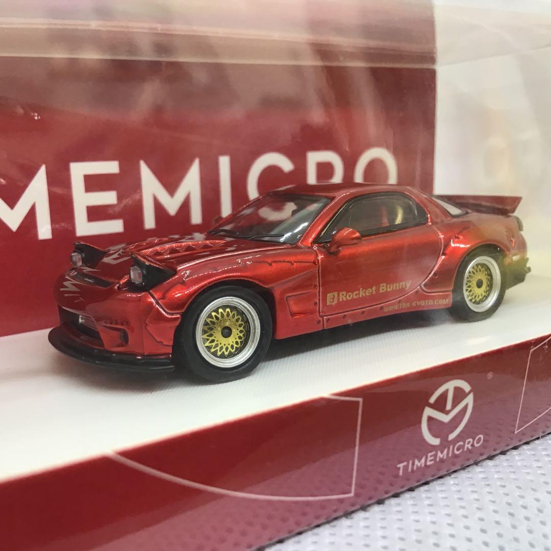 ミニカー TIMEMICRO 1/64 Mazda RX-7 Rockt Bunny