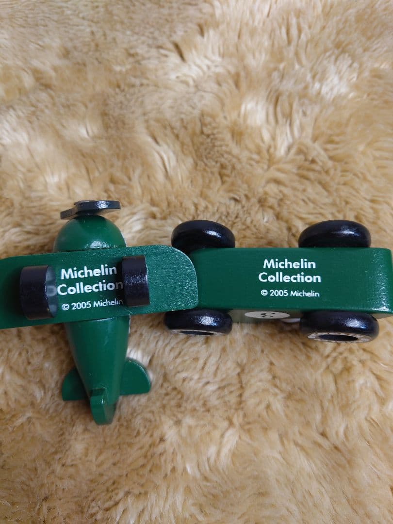 ミシュラン ビバンダム 木製ミニカー飛行機 ３台セット