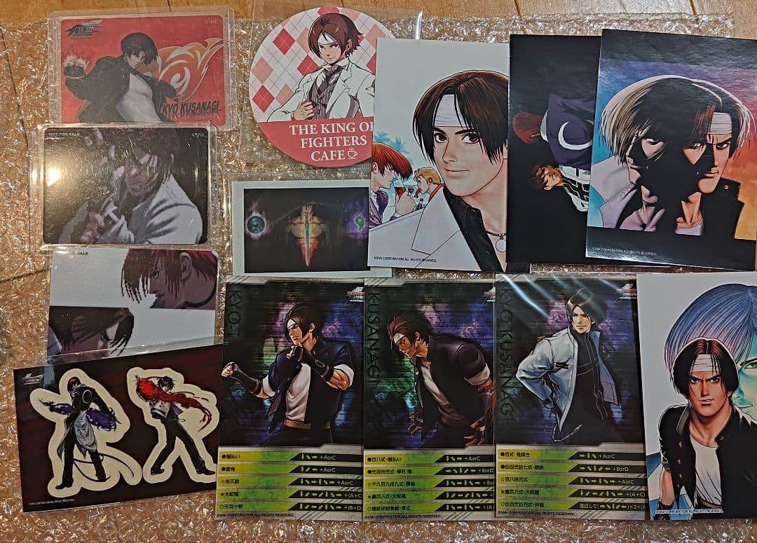 KOF 草薙京 グッズセット アクリルスタンド 缶バッジ