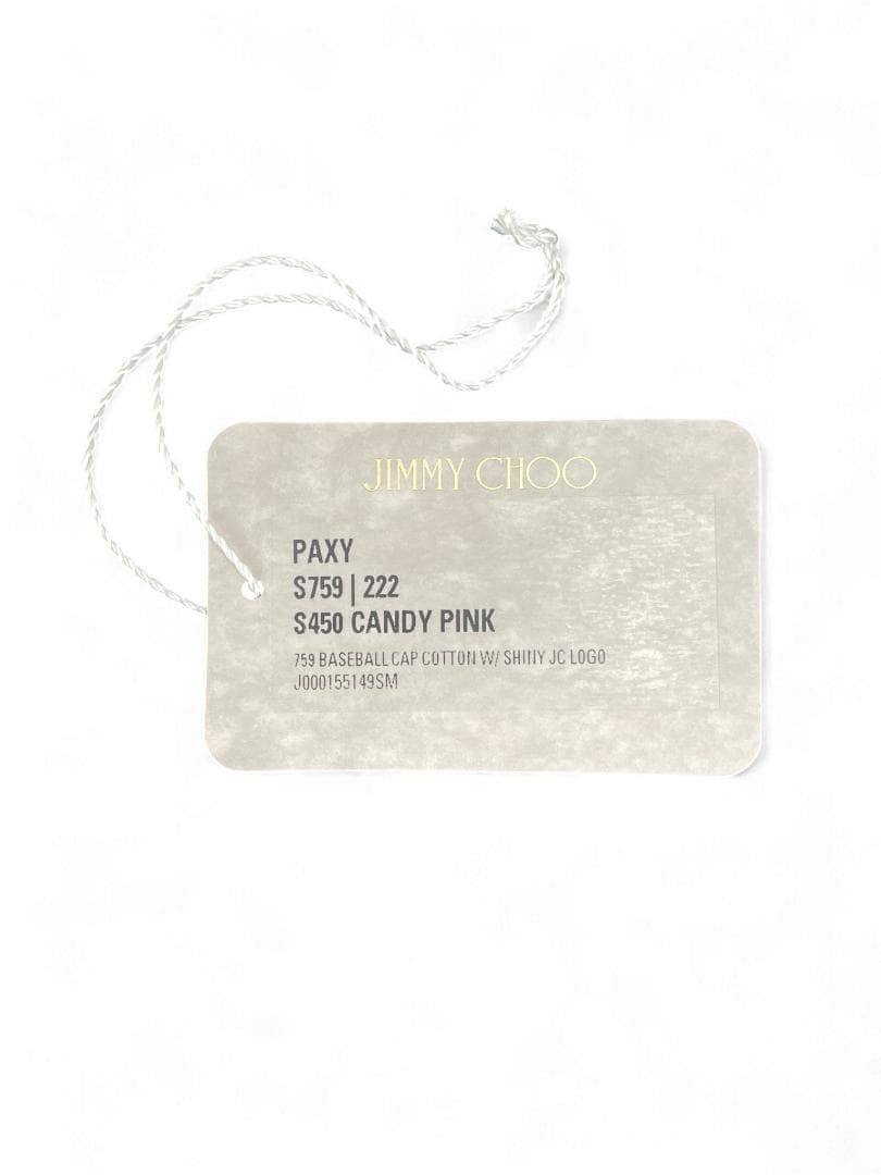 【新品】JIMMY CHOO 帽子 キャップ ピンク レディース フリーサイズ