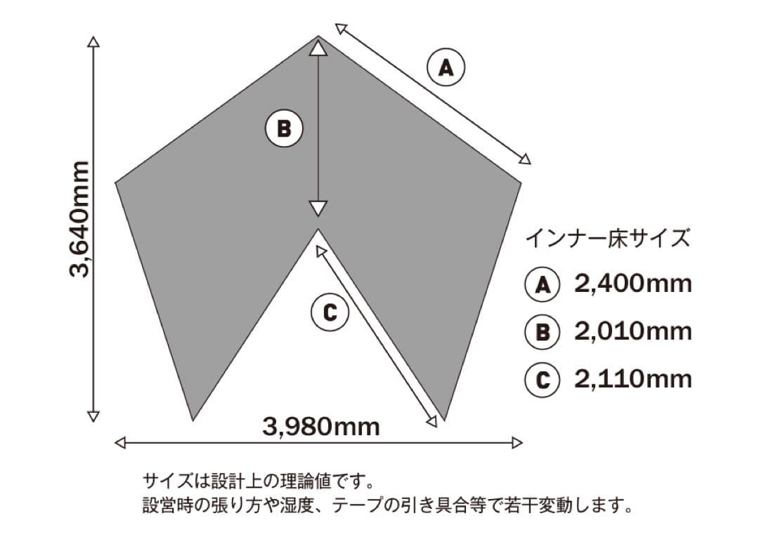 サーカスTC メッシュインナーテント4/5セット