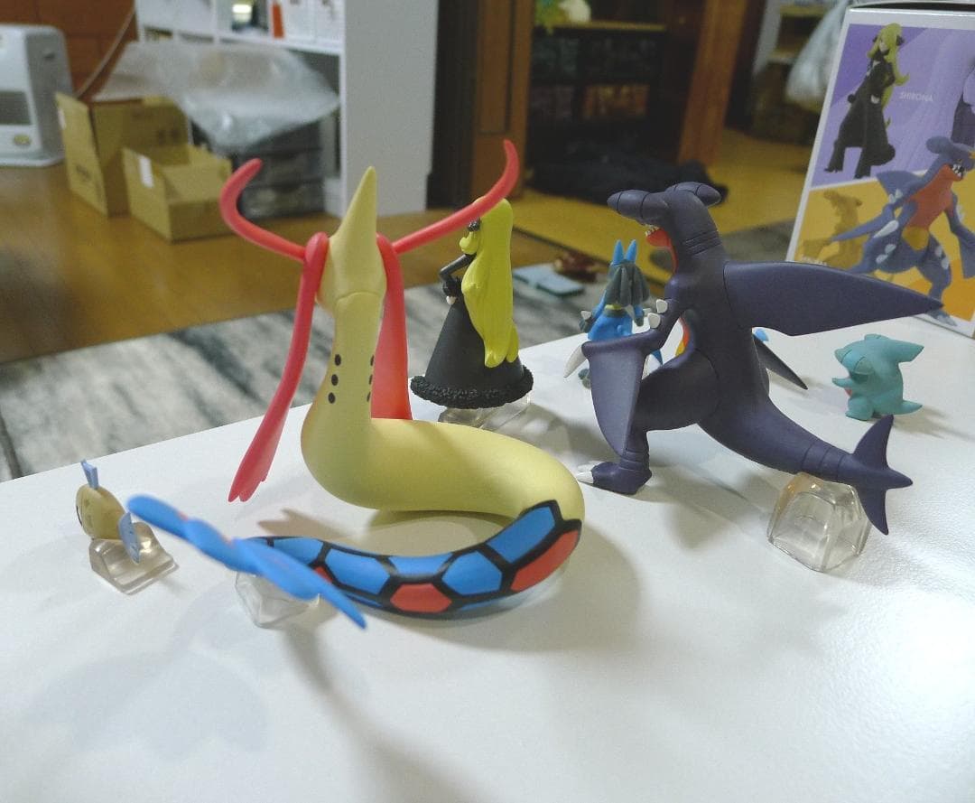 ポケモン スケールワールド シロナ＆ガブリアス＆ミロカロス＆ルカリオ 4体セット
