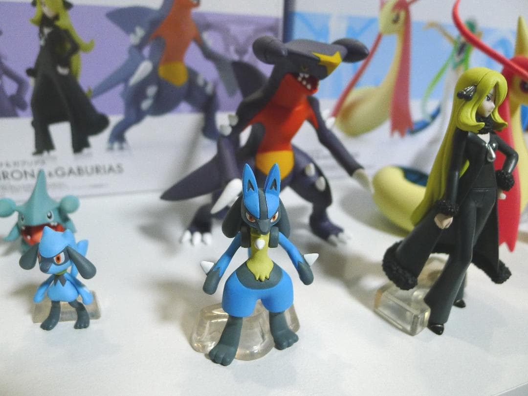 ポケモン スケールワールド シロナ＆ガブリアス＆ミロカロス＆ルカリオ 4体セット