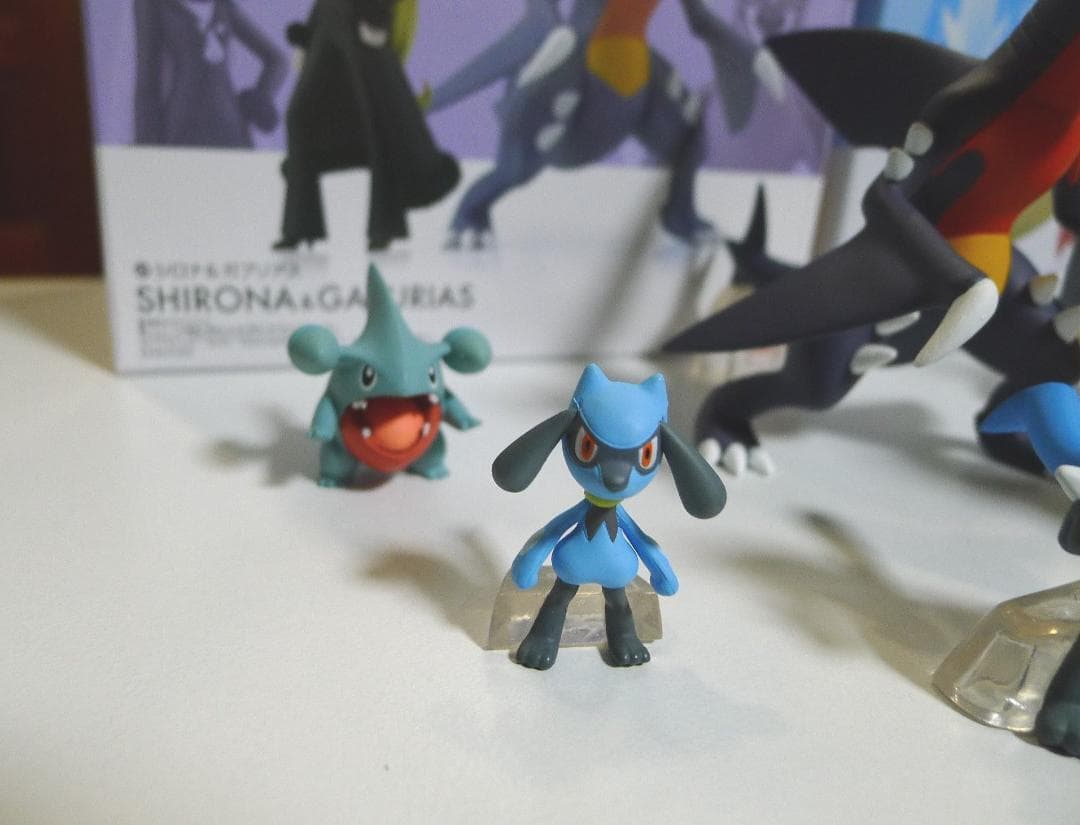 ポケモン スケールワールド シロナ＆ガブリアス＆ミロカロス＆ルカリオ 4体セット