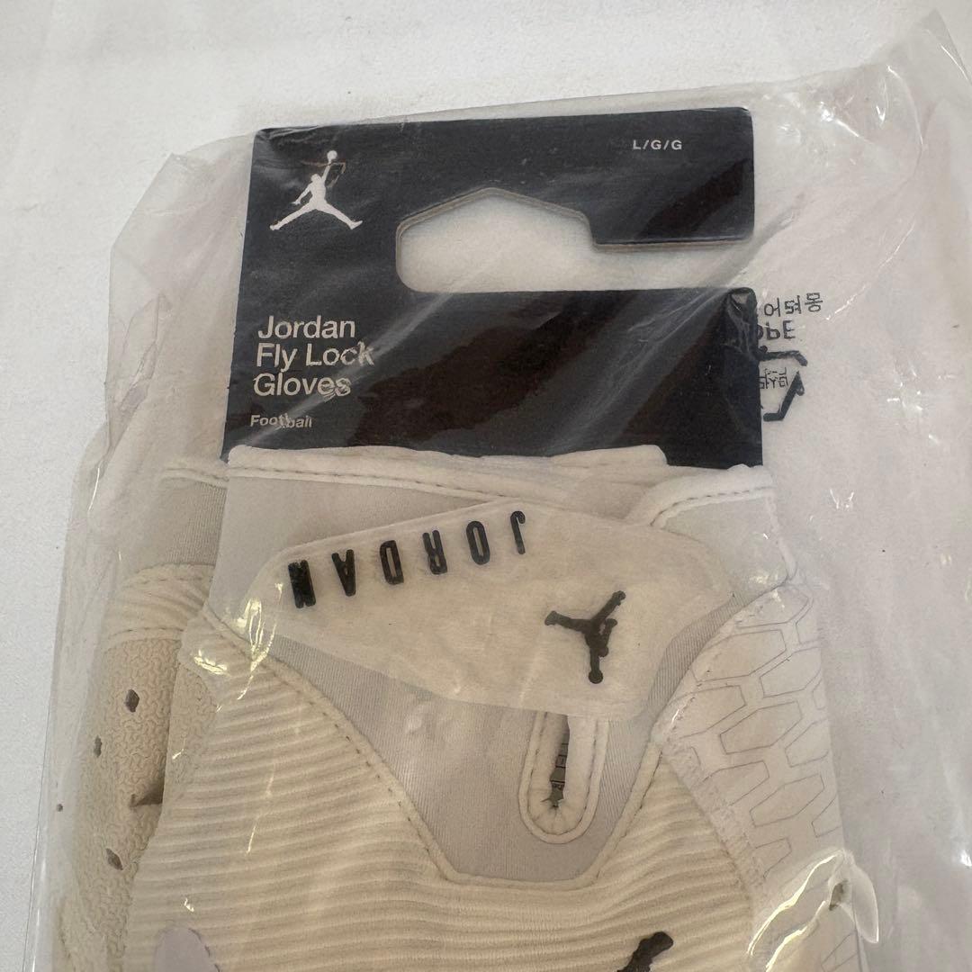 アメフト Jordan Fly Lock 2.0　グローブ　White　L