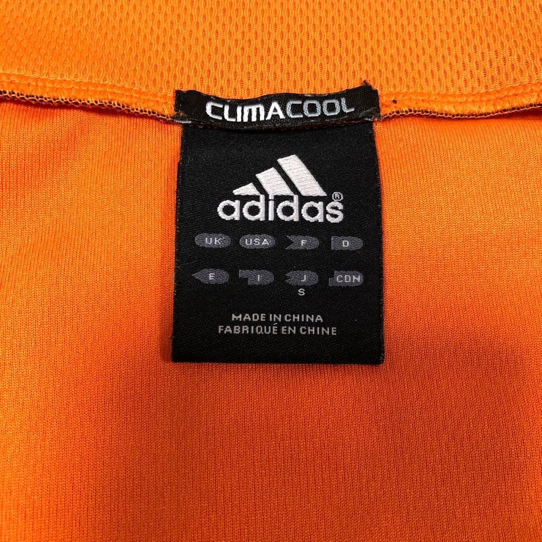 希少　レトロ　adidas アディダス　ブラック/オレンジ ジャージジャケット