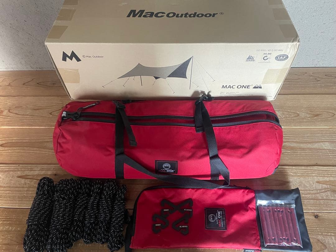 Mac Outdoor MAC ONE 2022年40張限定 カラーレッド(L)