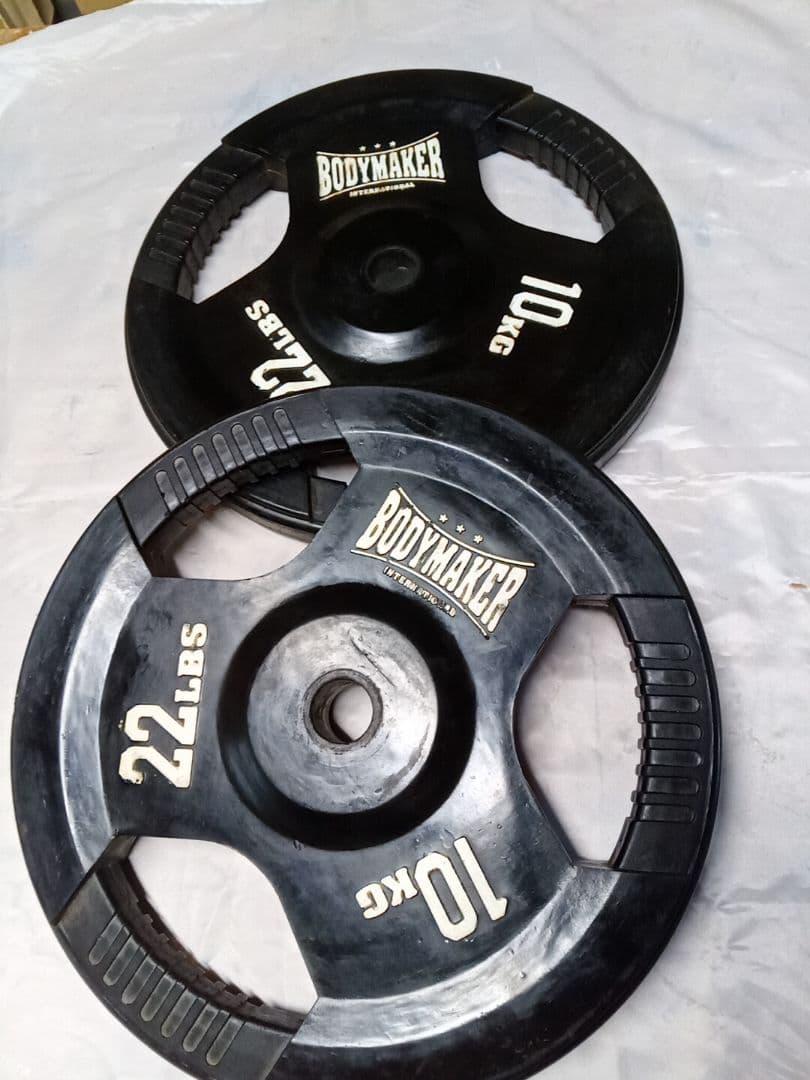 BODYMAKER 10kg バーベルプレート 2個セット28mmシャフト用