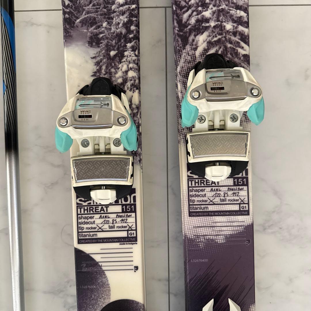 Salomon Threat スキー板のみ　ビンディングジャンク品