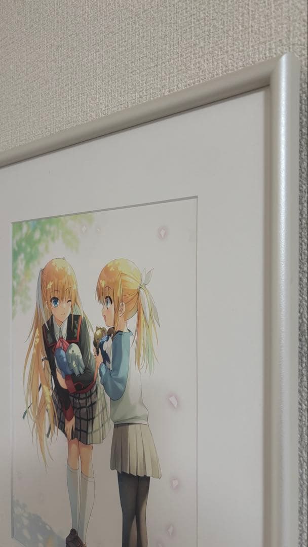 リトルバスターズ　複製原画　沙耶&あや　朱鷺戸沙耶　キャラファイングラフ