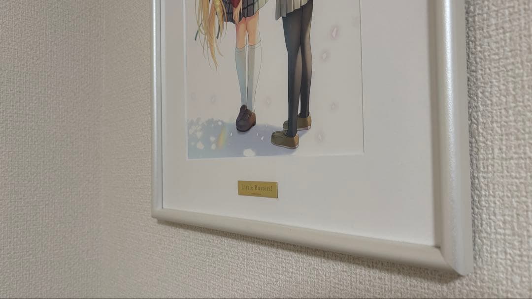 リトルバスターズ　複製原画　沙耶&あや　朱鷺戸沙耶　キャラファイングラフ