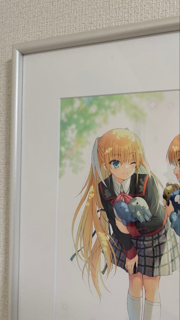 リトルバスターズ　複製原画　沙耶&あや　朱鷺戸沙耶　キャラファイングラフ