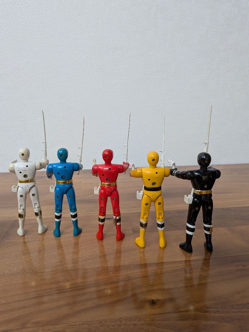忍者戦隊カクレンジャー　超合金　フィギュア５体セット　各武器付属　希少・貴重