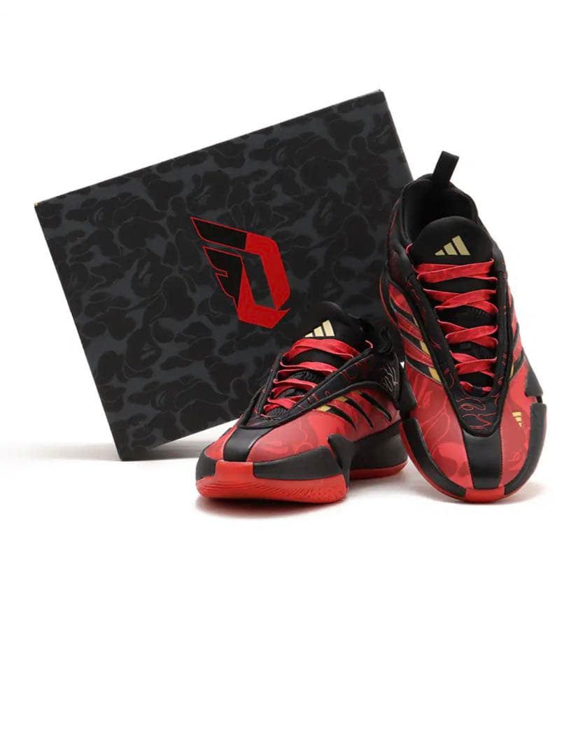 シューズ(男性用) adidas BAPE DAME9 BETSCA/CBLACK/GOLDMT