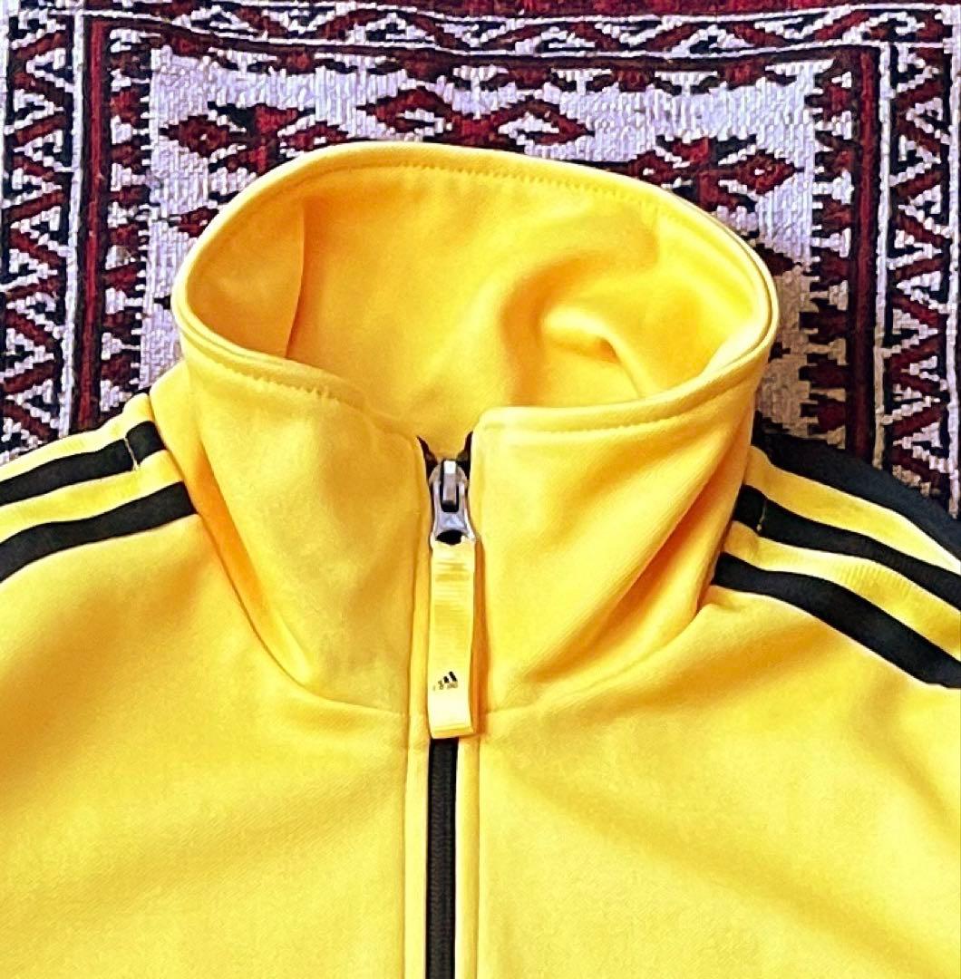【希少】adidas/ジャージ/トラックジャケット/イエロー/黒/韓国