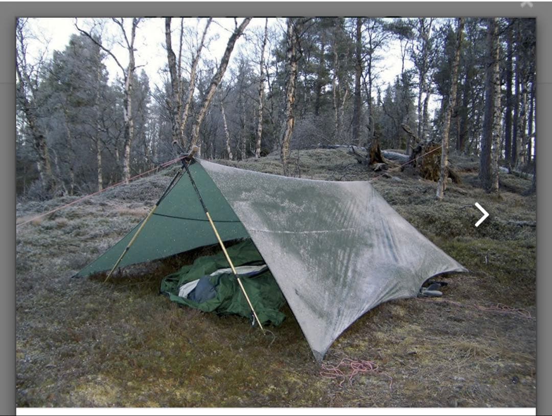 【美品】HILLEBERG TARP10UL Greenヒルバーグタープグリーン