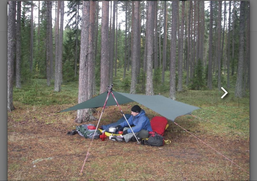 【美品】HILLEBERG TARP10UL Greenヒルバーグタープグリーン