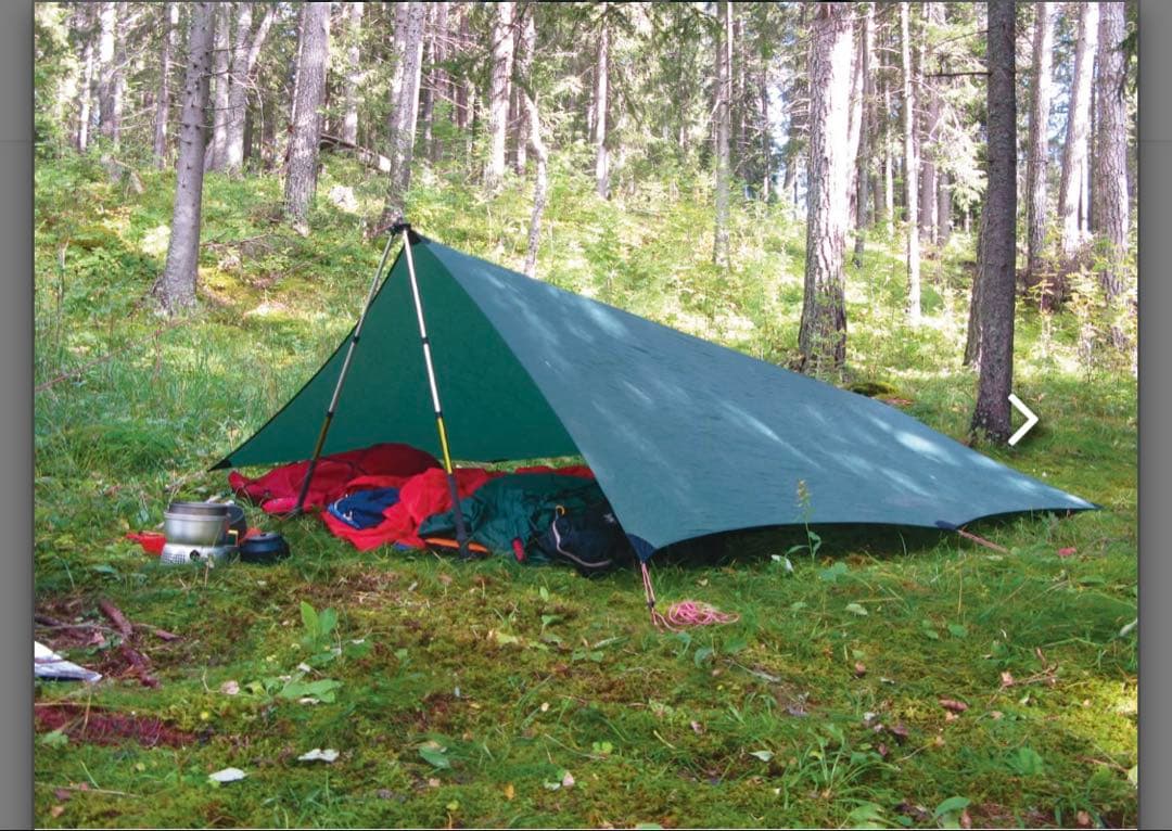 【美品】HILLEBERG TARP10UL Greenヒルバーグタープグリーン