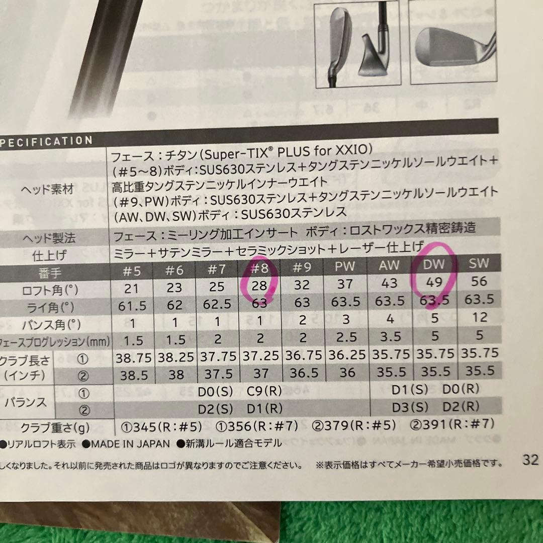 激飛び◆ゼクシオクロス5本セット、軽量シャフト