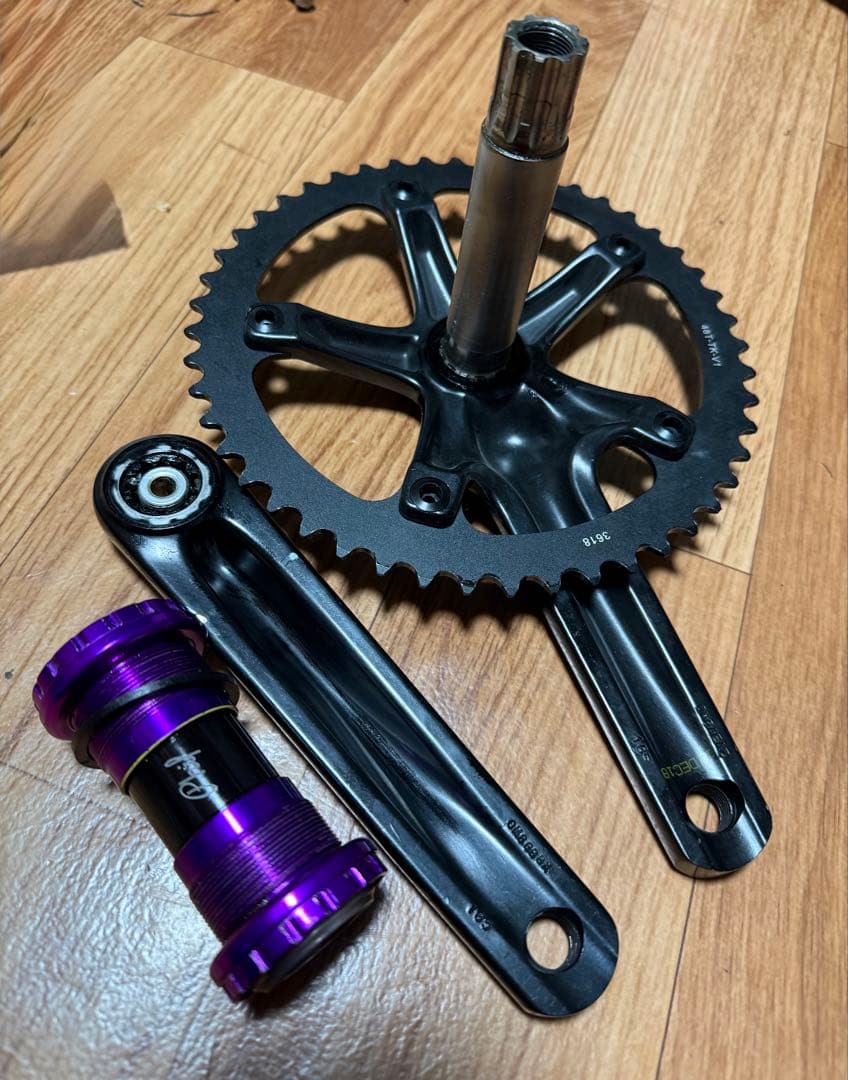 SRAM OMNIUM クランク165mm phillwood BBセット！