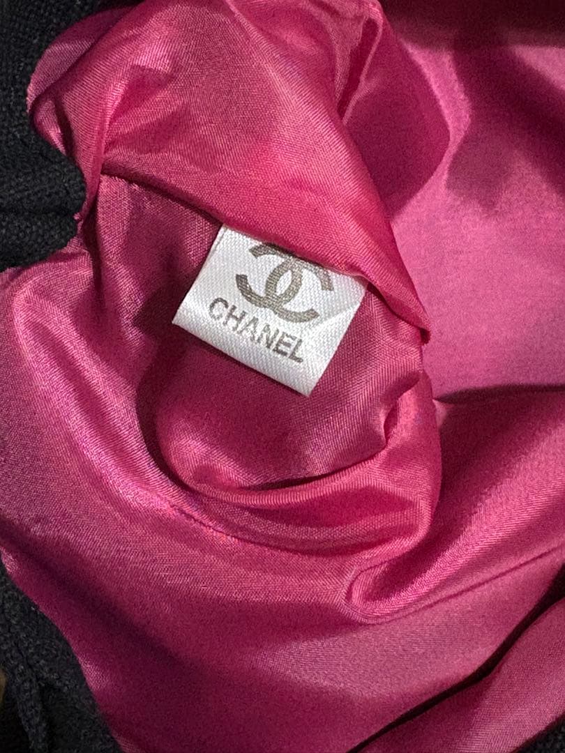 CHANEL シャネル ノベルティ トートバッグ ブラック ココマーク　ロゴ入り
