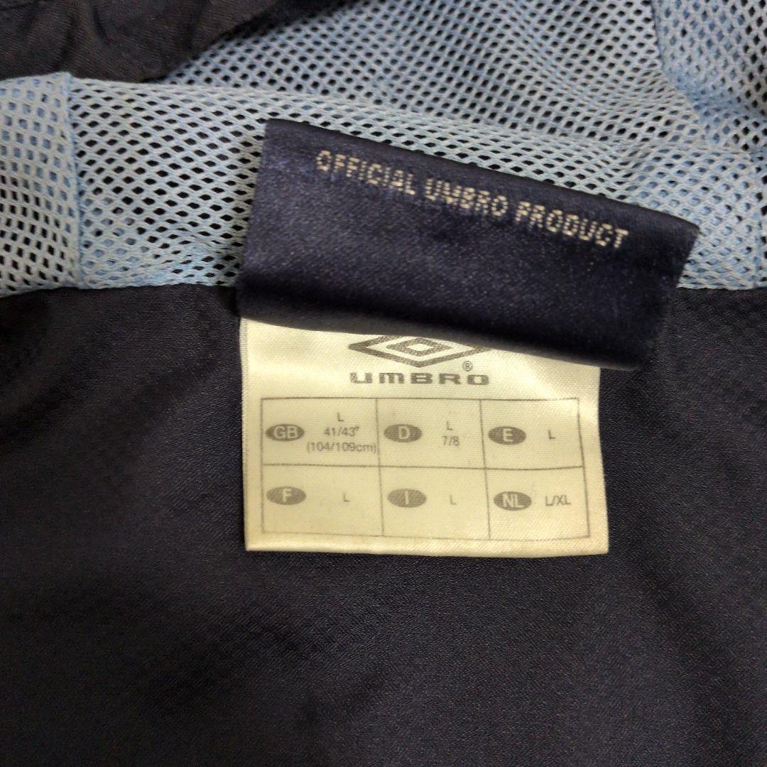 UMBRO　ナイロンジャケット　Ｌサイズ　サッカーイングランド