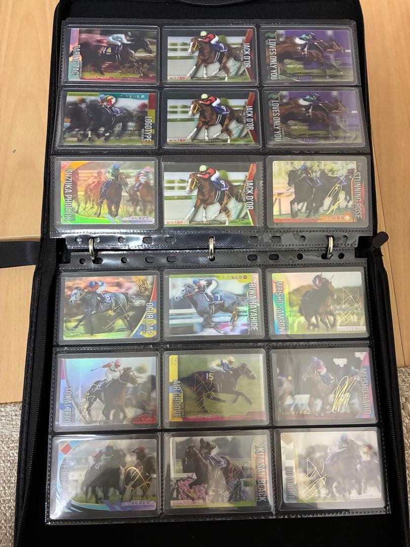 サラブレッドホースコレクションカードサイン入り