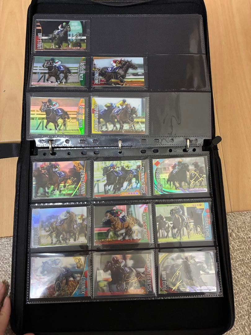 サラブレッドホースコレクションカードサイン入り