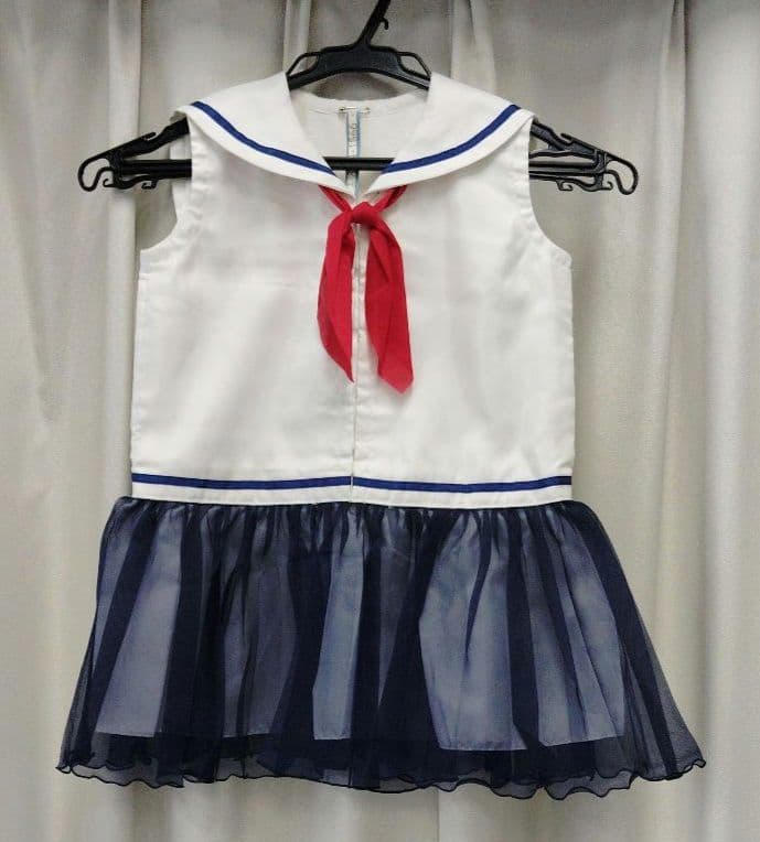 バレエ衣裳　水兵さん　 全11着　白/ネイビー　女子10・男子1　　付属品有