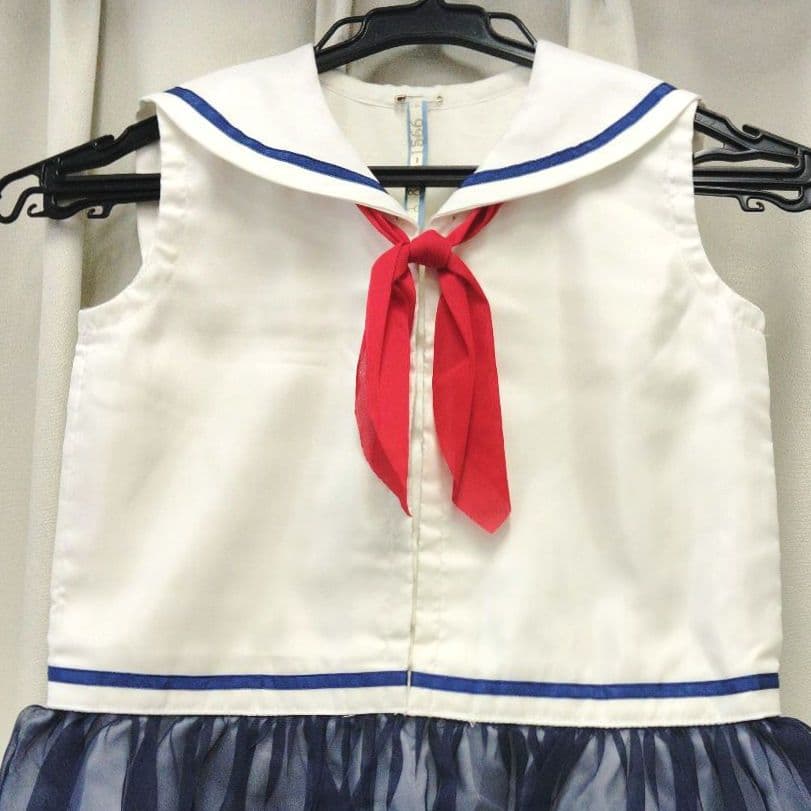 バレエ衣裳　水兵さん　 全11着　白/ネイビー　女子10・男子1　　付属品有