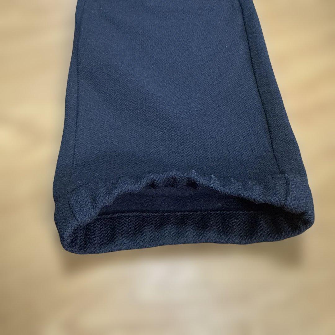 【美品】PGロゴ付きダークネイビーゴルフパンツ