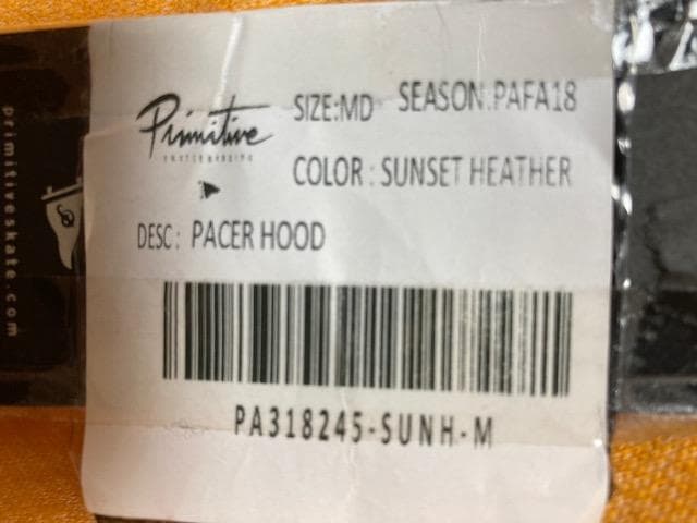 57%off プリミティブ PACER HOOD M フード パーカー