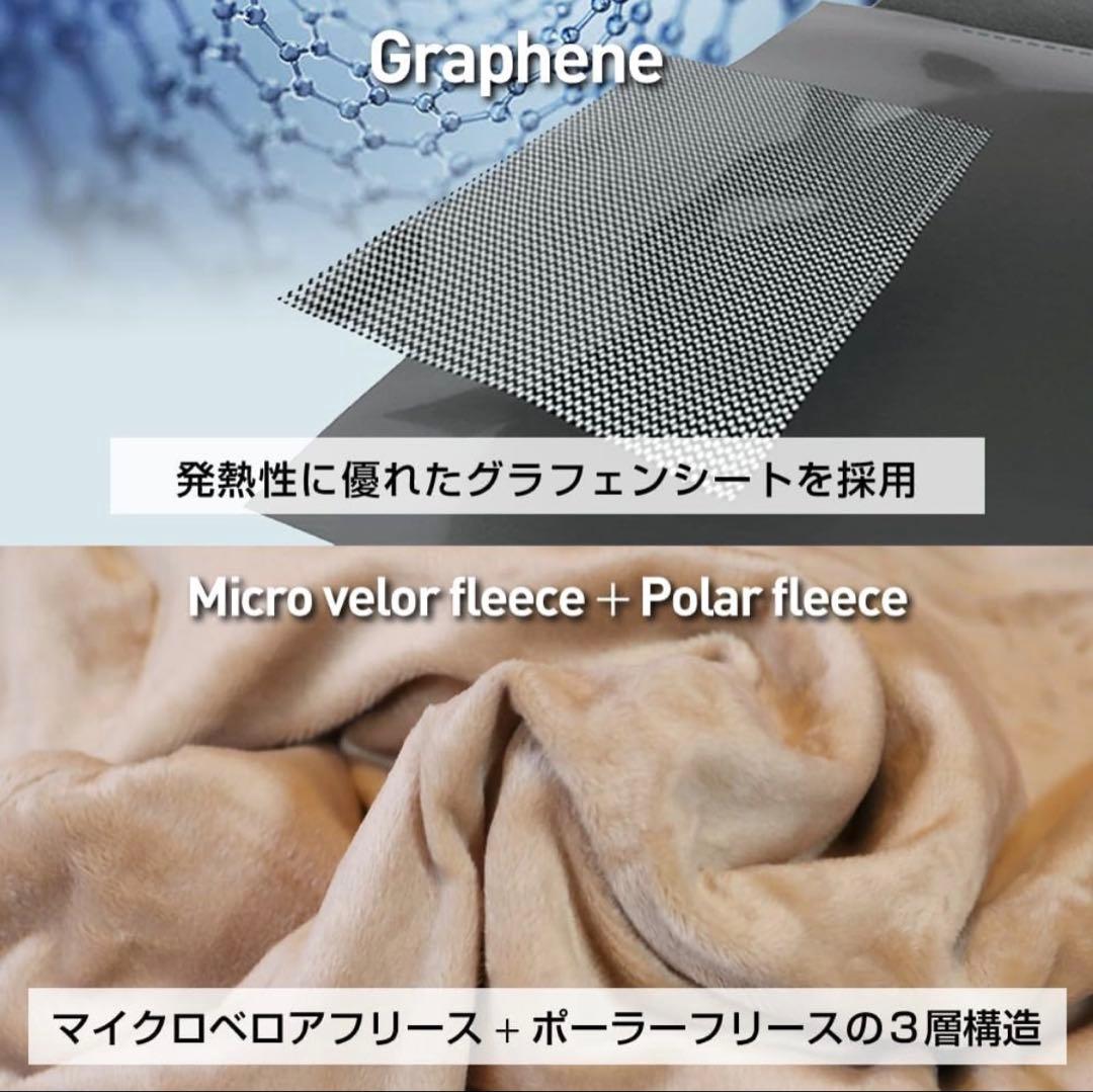 新品　ALPACA PLUS USB電気毛布　電熱ブランケット　ココアブラウン