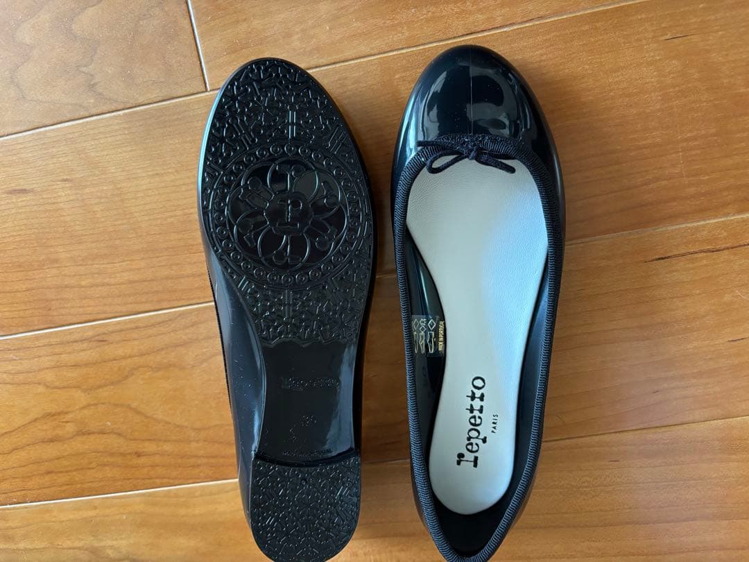 Repetto ブラック バレエシューズ