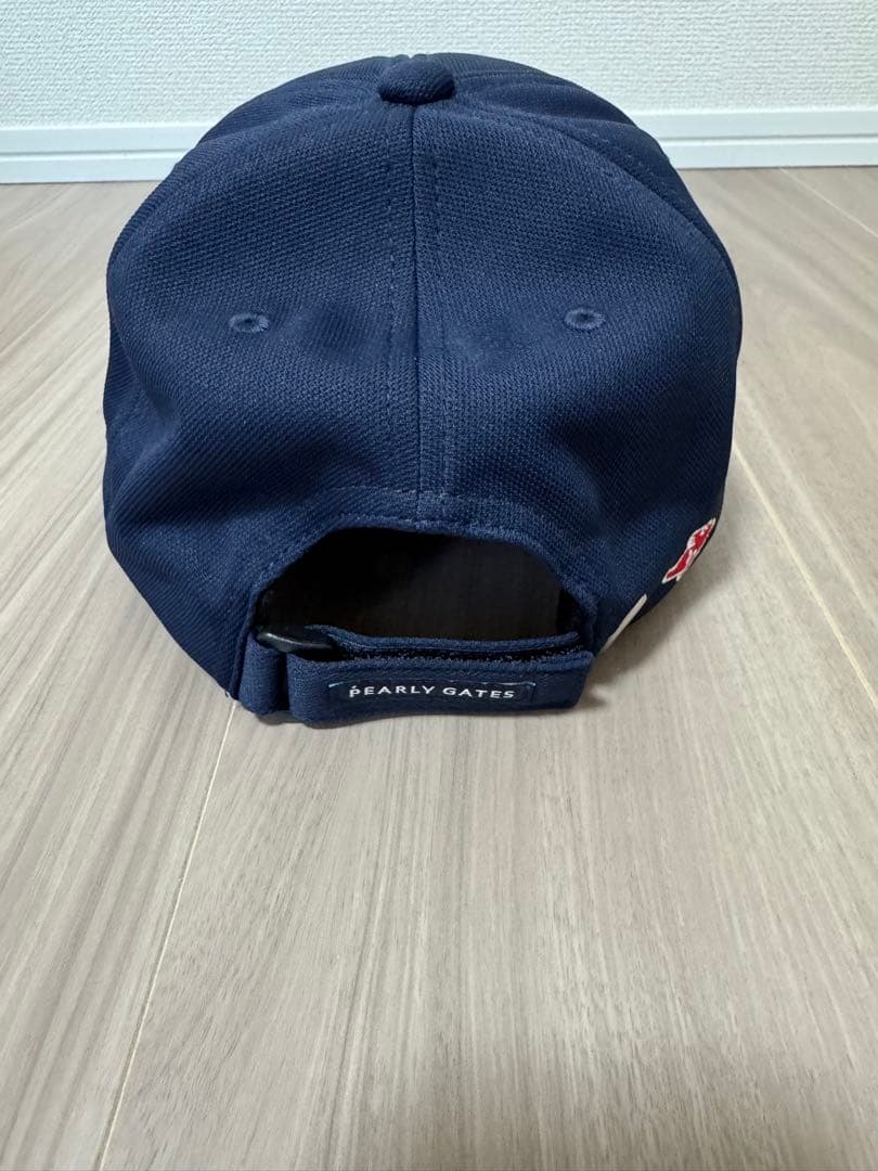 PEARLY GATES パーリーゲイツ ネイビーキャップ ロゴ入り