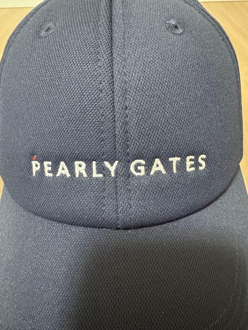 PEARLY GATES パーリーゲイツ ネイビーキャップ ロゴ入り