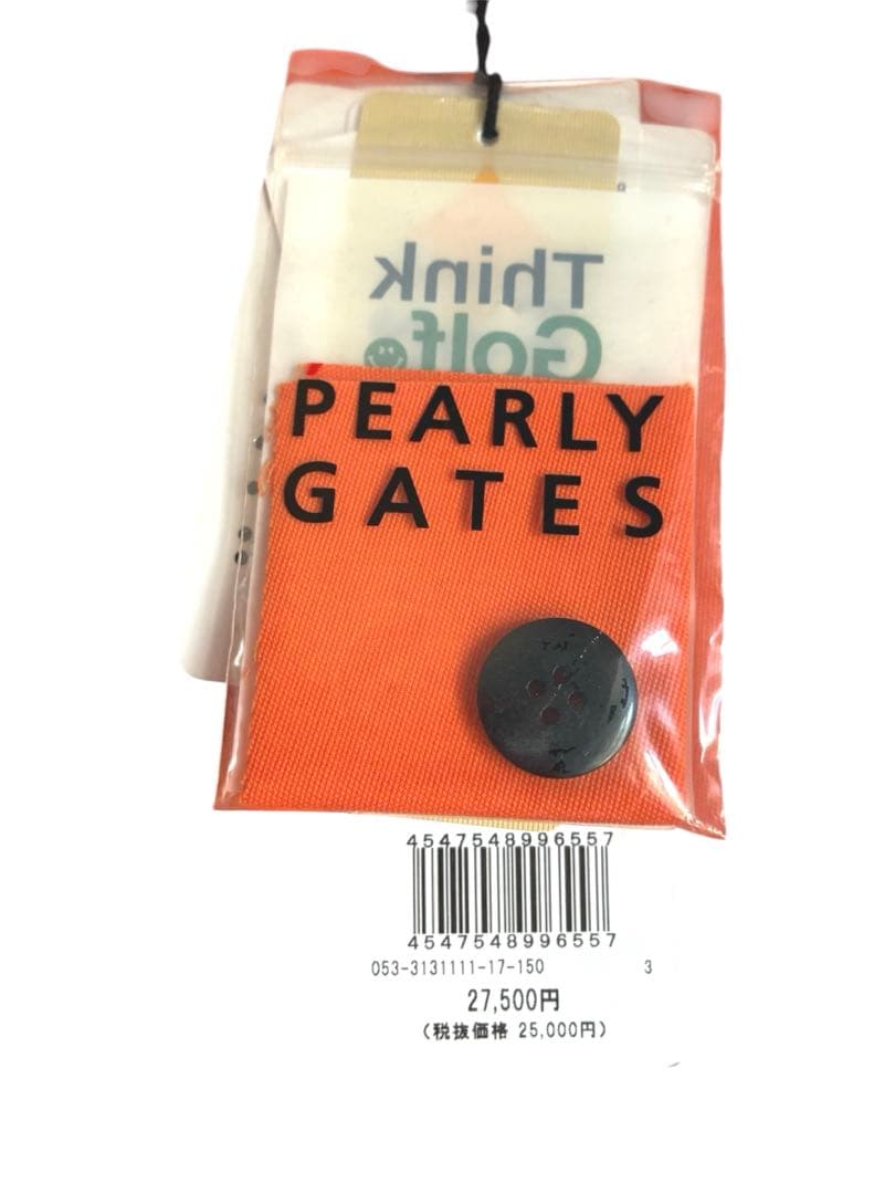タグ付き未使用品！PEARLY GATES オレンジ スリムパンツ サイズ3