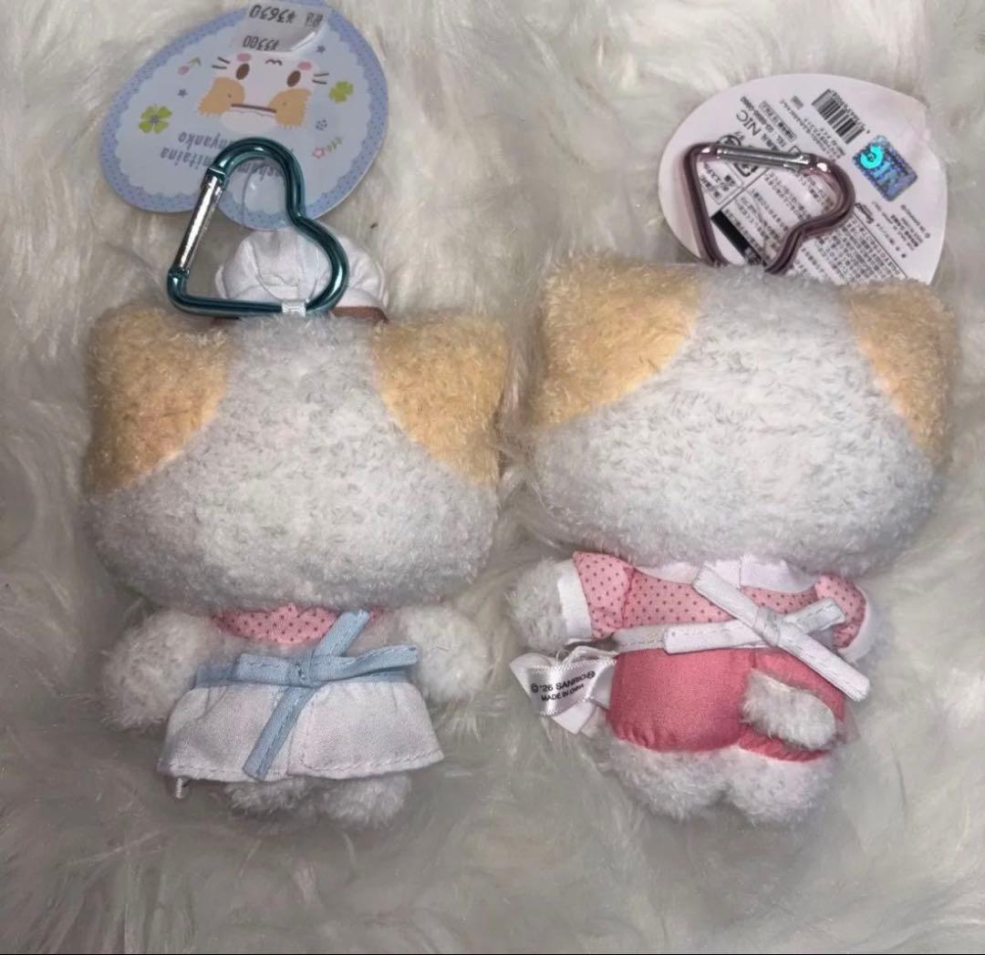 にゃんこ カラビナ付きマスコット メイド