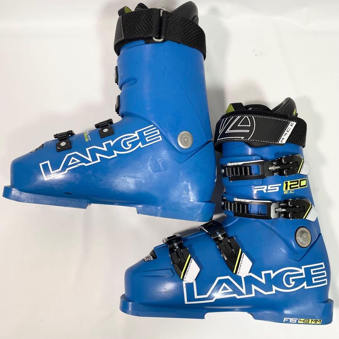 【良品】LANGE RS 120 SC スキーブーツ　ラング　27.5cm