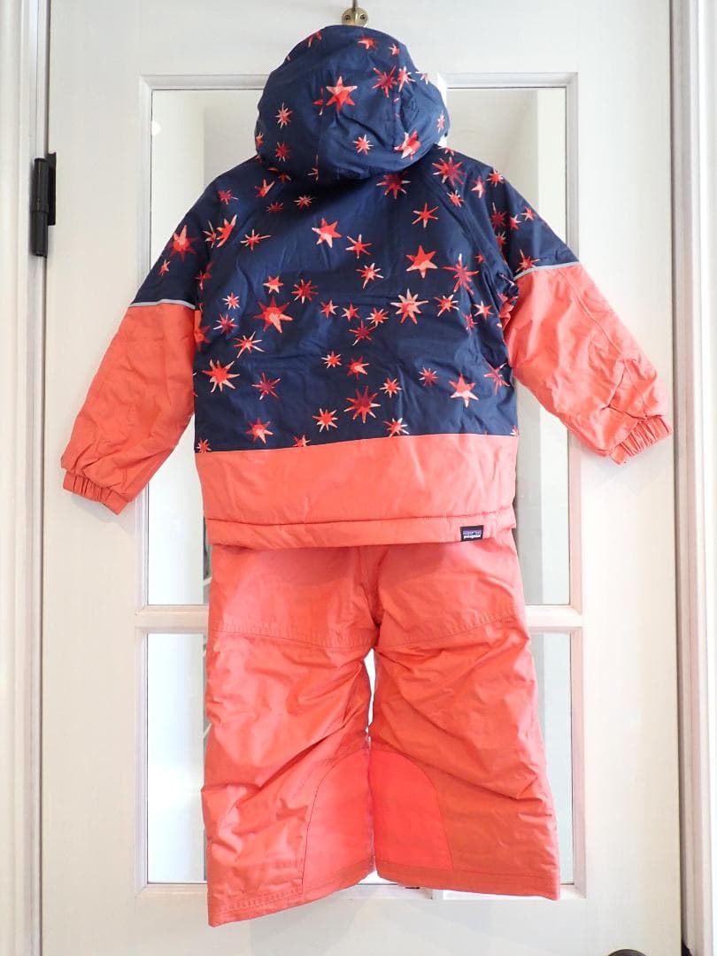 Patagonia 子ども用 スノーボード/スキーウインターウェア 上下セット