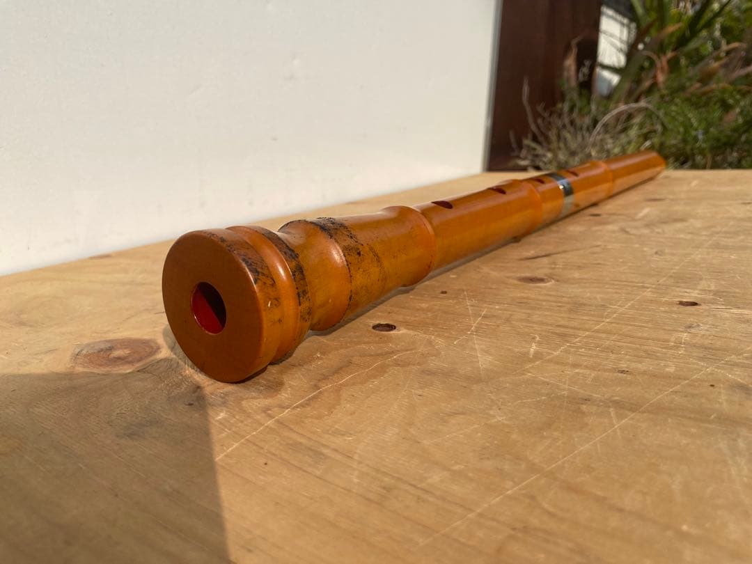 尺八　松濤　全長約64.5cm ソフトケース付き　中古品