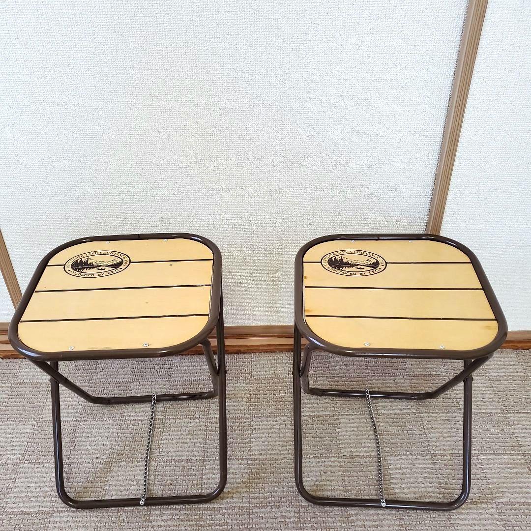 【アウトドア】OUTDOOR LIFE CLUB 簡易組み立てテーブル椅子セット