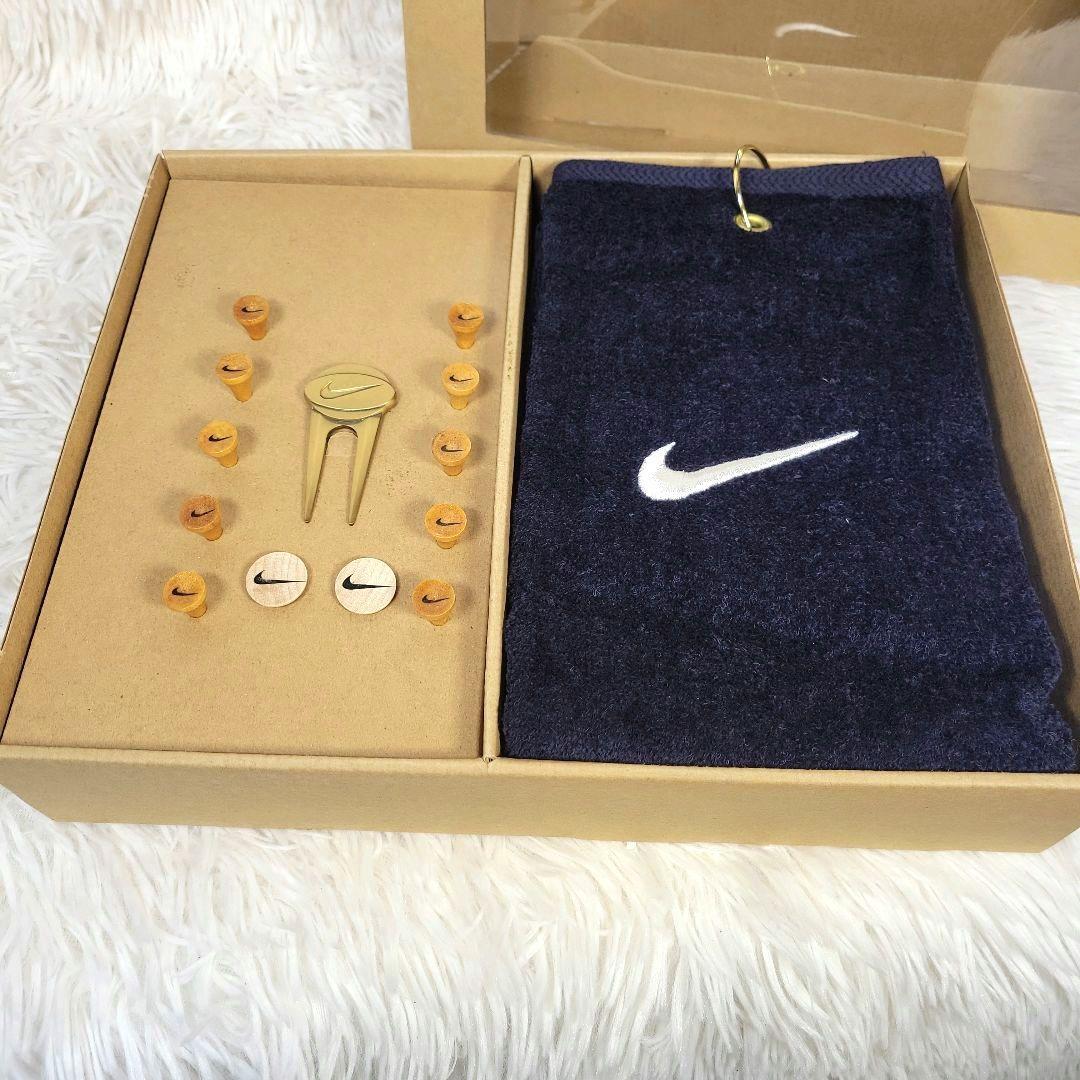 K*Y様 希少✨ナイキ ギフトセット 刺繍タオル ボールマークリペア 木製マーカ