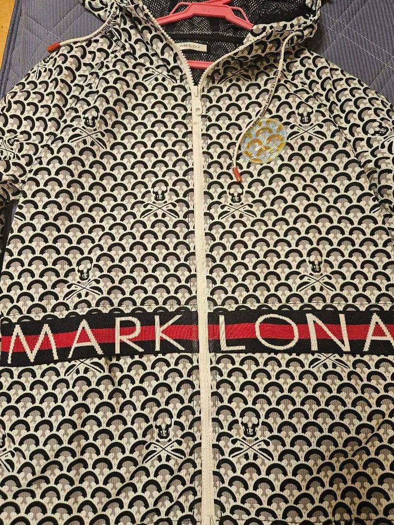 MARK & LONA 波模様ナイロンジャケット　展示品