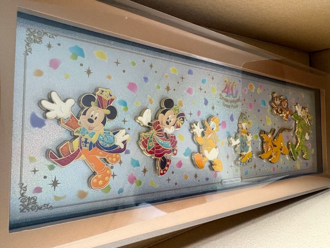 ディズニー　40周年　ピンバッジセット　ハモカラ　新品