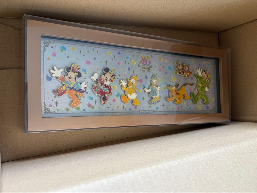 ディズニー　40周年　ピンバッジセット　ハモカラ　新品
