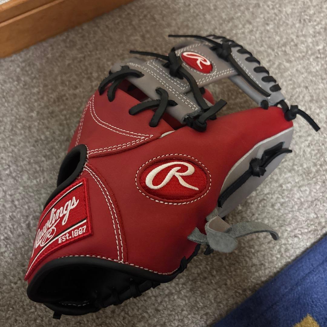 Rawlings 軟式グローブ デュアルプロ レッド