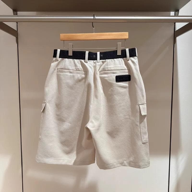 まっくんページ⛳Malbon 半袖シャツ×ショートパンツ ベージュコーデ