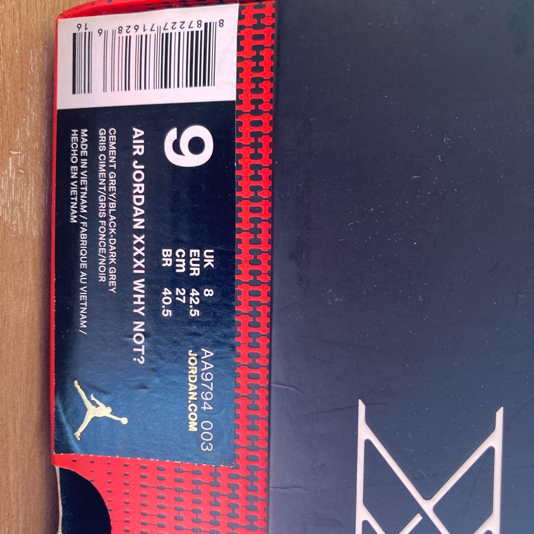 シューズ(男性用) AIR JORDAN XXXI WHY NOT